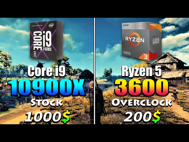 core i9 10900x @stock vs ryzen 5 3600 @oc | worth the extra investment